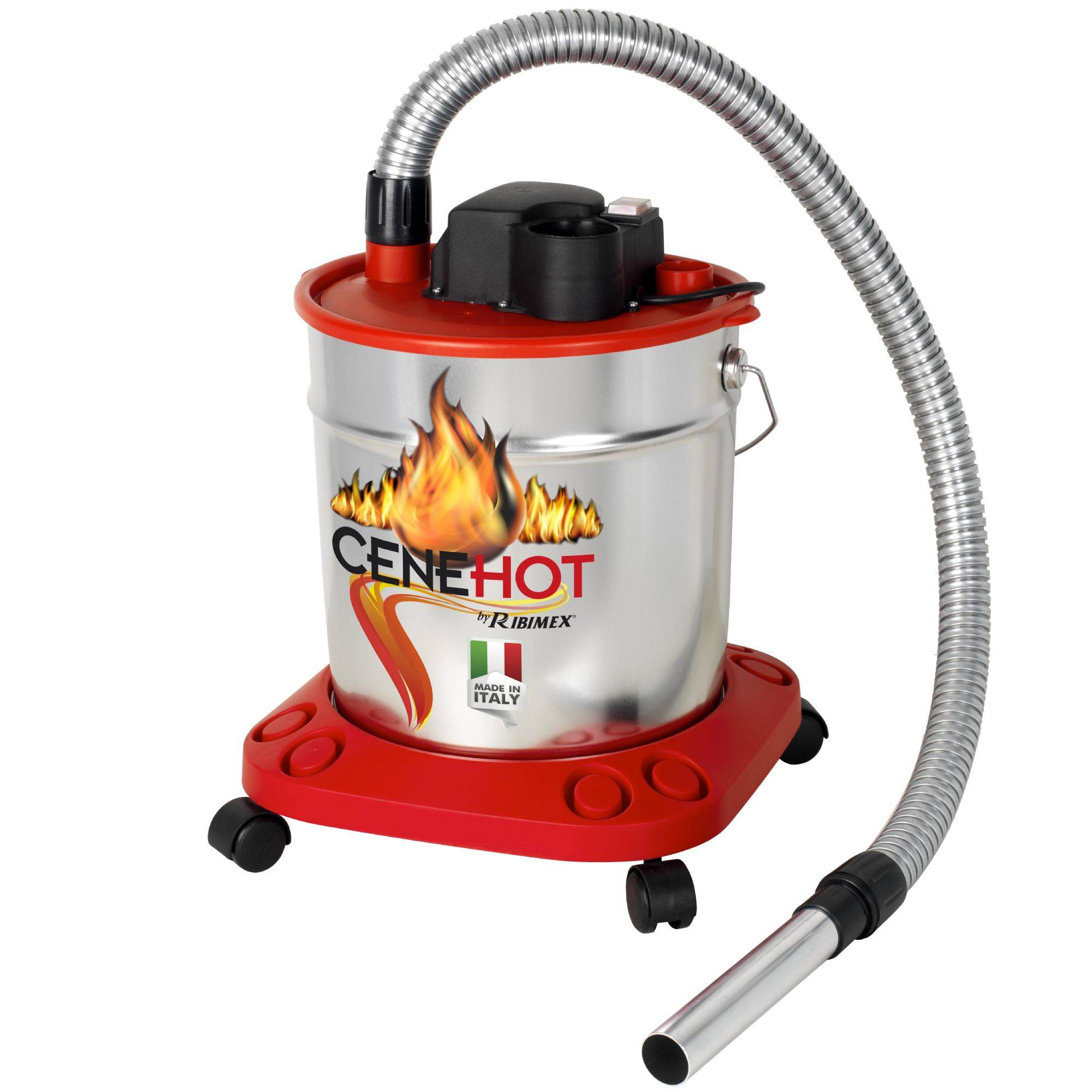 Ribitech - Aspirateur avaleur de cendres chaudes ou froides