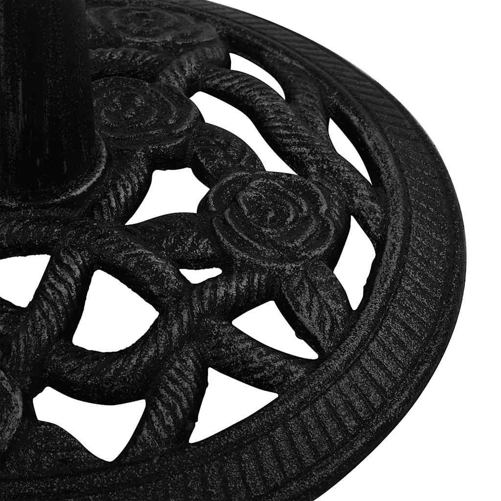 Vidaxl - Socle de parasol Noir 40x40x32 cm Fonte vidaXL 317755 - Image 5