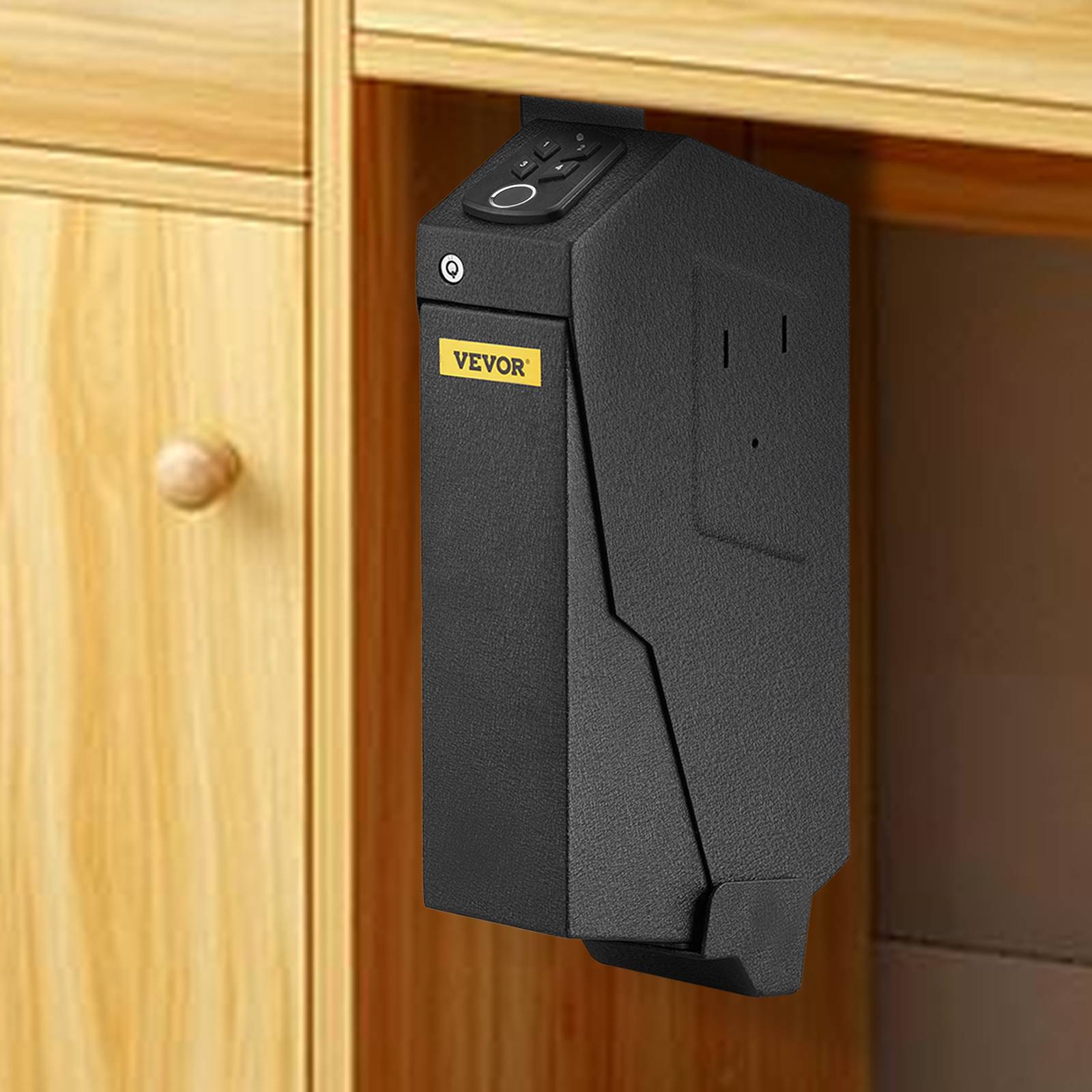 VEVOR Coffre-Fort Empreinte Digitale Coffre de Sécurité 51 L 2 Clés
