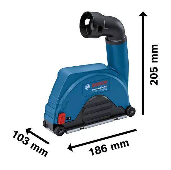 Bosch - Dispositif d'aspiration GDE 115/125 FC-T Professional profondeur de coupe maximale 25mm - BOSCH - 1600A003DK - Image 3