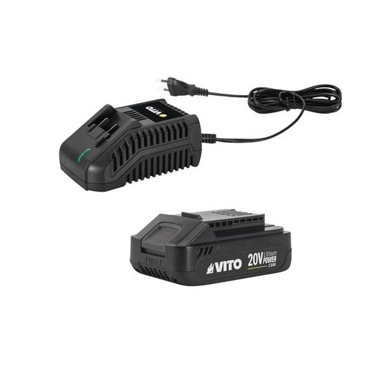 Taille haies sans fil 20V Lame 51Cm + Batterie lithium 2.0AH + Chargeur Rapide VITO - Image 4