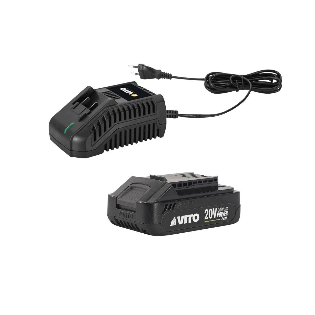 Taille haies sans fil 20V Lame 51Cm + Batterie lithium 2.0AH + Chargeur Rapide VITO - Image 4