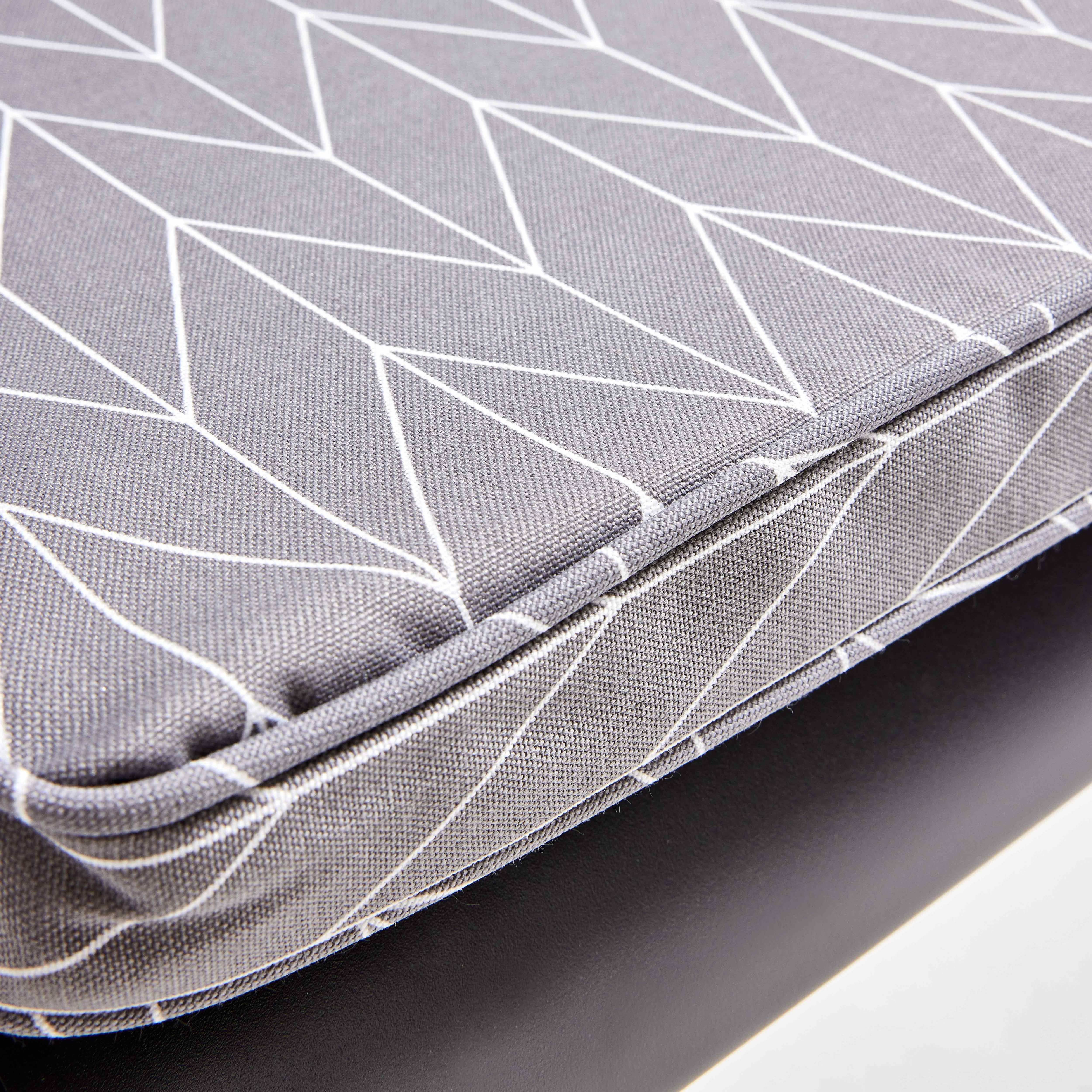 Oviala - Lot de 4 galettes de chaise polyester apache 40x40x3 cm Paita - Oviala - Imagen 4