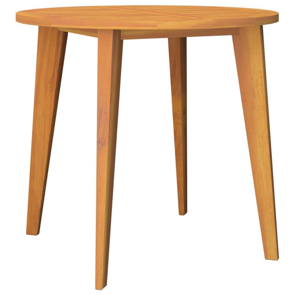 Maison Chic - Ensemble de 3 pcs table de jardin avec chaises - mobilier de jardin Bois d'acacia solide-JU2728 - Image 4