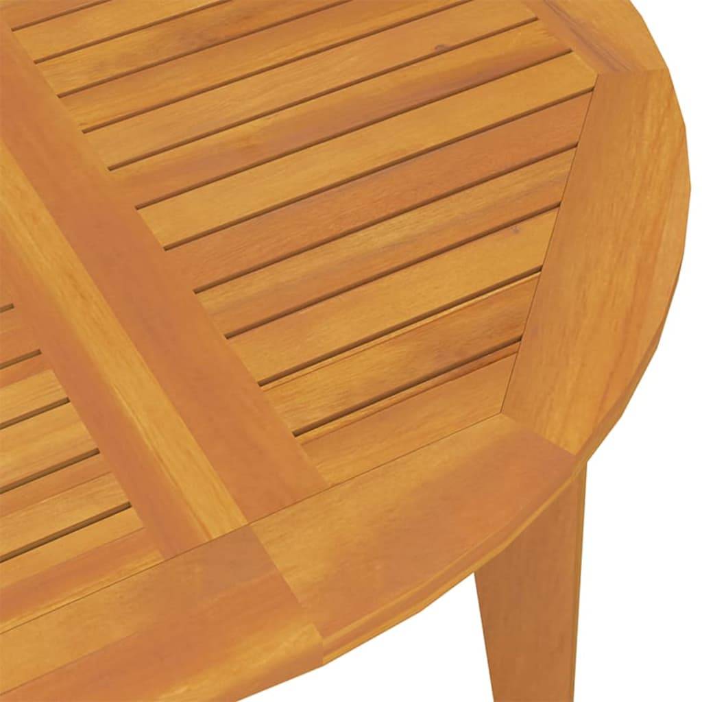Maison Chic - Ensemble de 3 pcs table de jardin avec chaises - mobilier de jardin Bois d'acacia solide-JU2728 - Image 6