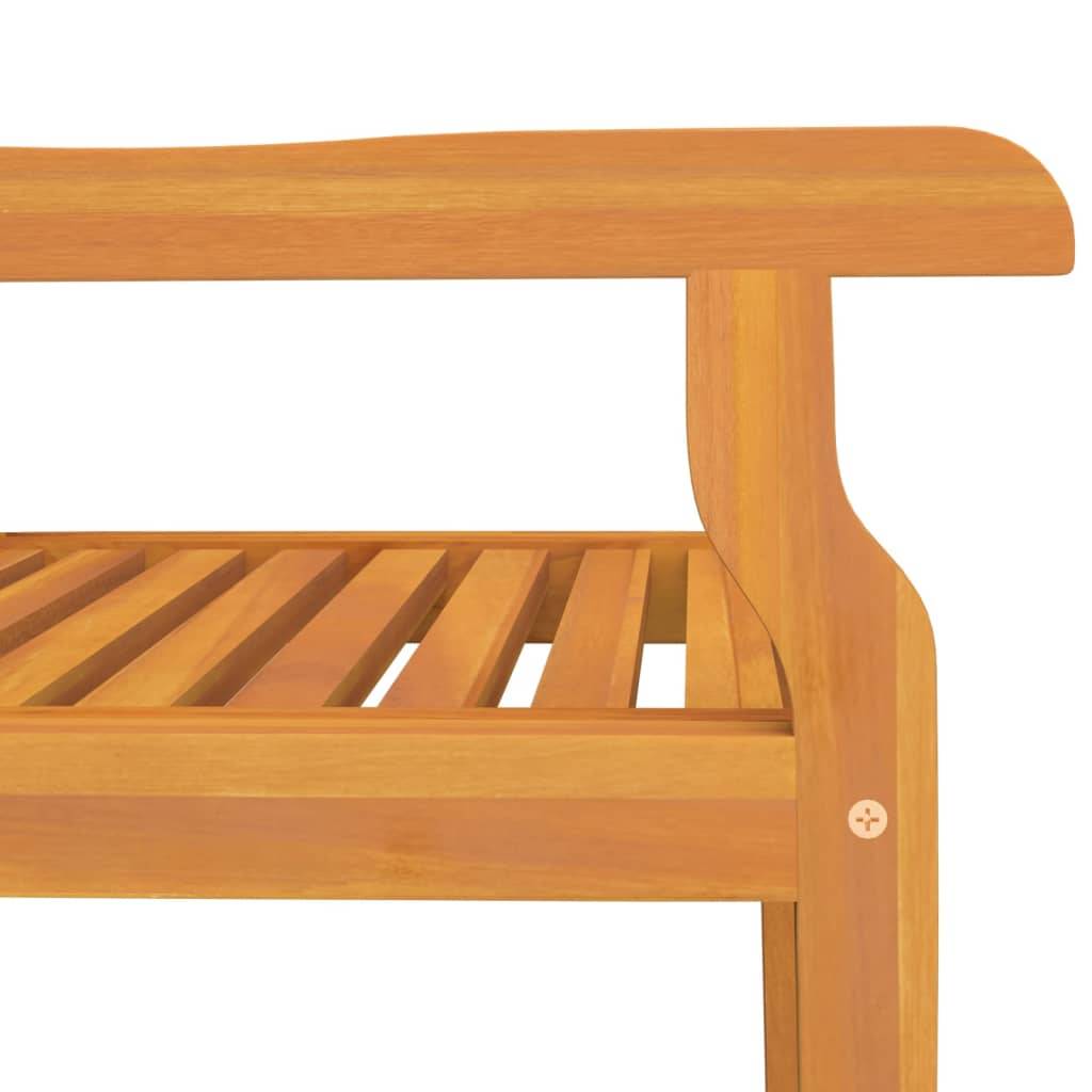 Maison Chic - Ensemble de 3 pcs table de jardin avec chaises - mobilier de jardin Bois d'acacia solide-JU2728 - Image 10
