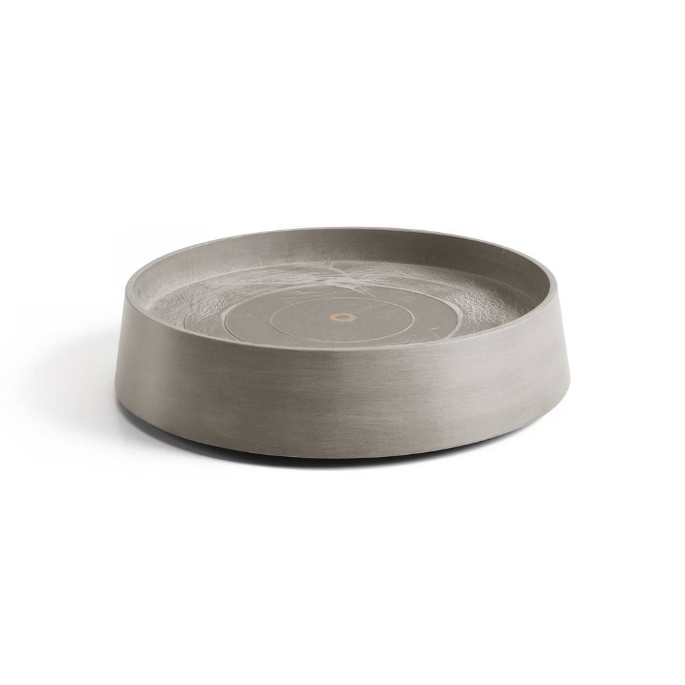 Ecopots - Support à roulettes Wheels Oslo 45 Taupe - Ø 41 x H. 9,5 cm ECOPOTS