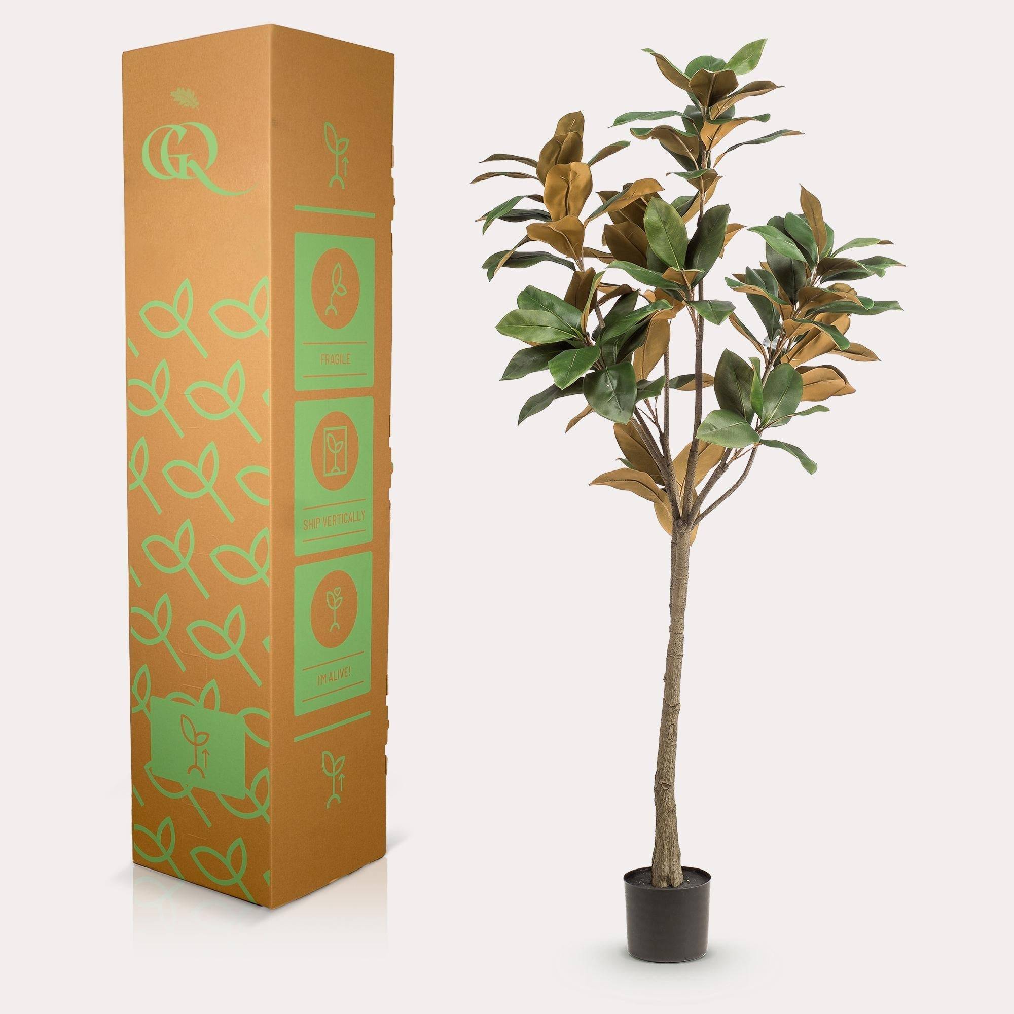 La Green Touch - Magnolia Grandiflora plante artificielle - h150cm, Ø15cm- La Green Touch - Imagen 3
