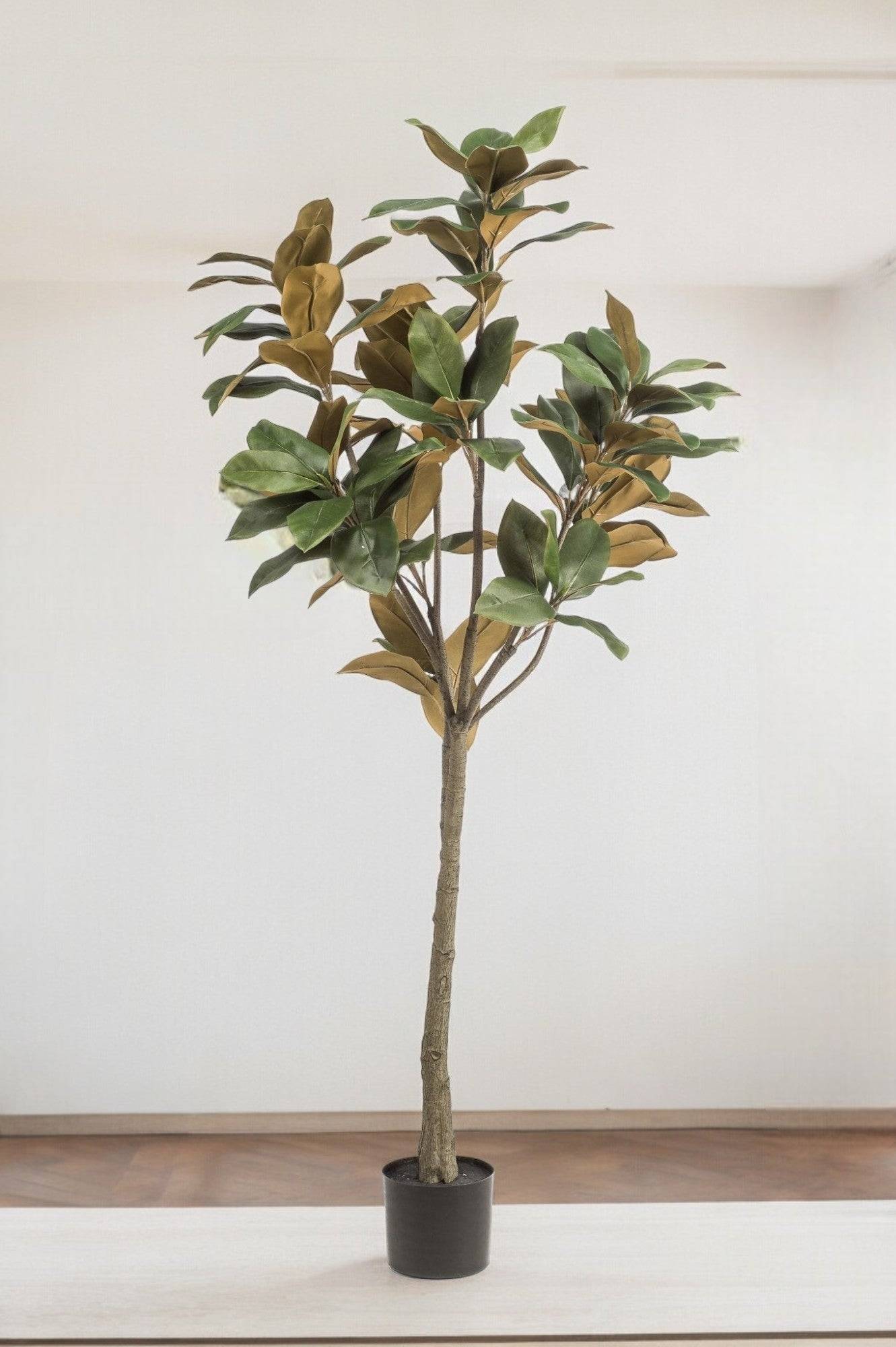 La Green Touch - Magnolia Grandiflora plante artificielle - h150cm, Ø15cm- La Green Touch - Imagen 1