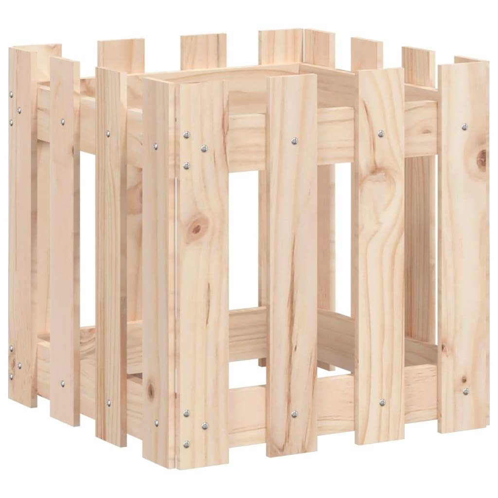 Prolenta Premium - Jardinière bois marron 40 x 40 x 40 cm - Prolenta premium p318.3 - Image 4