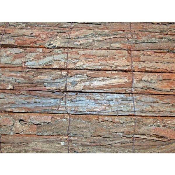 Canisse en écorce naturelle de pin - Rouleau de 3 m de long, Hauteur 1 m - Imagen 4