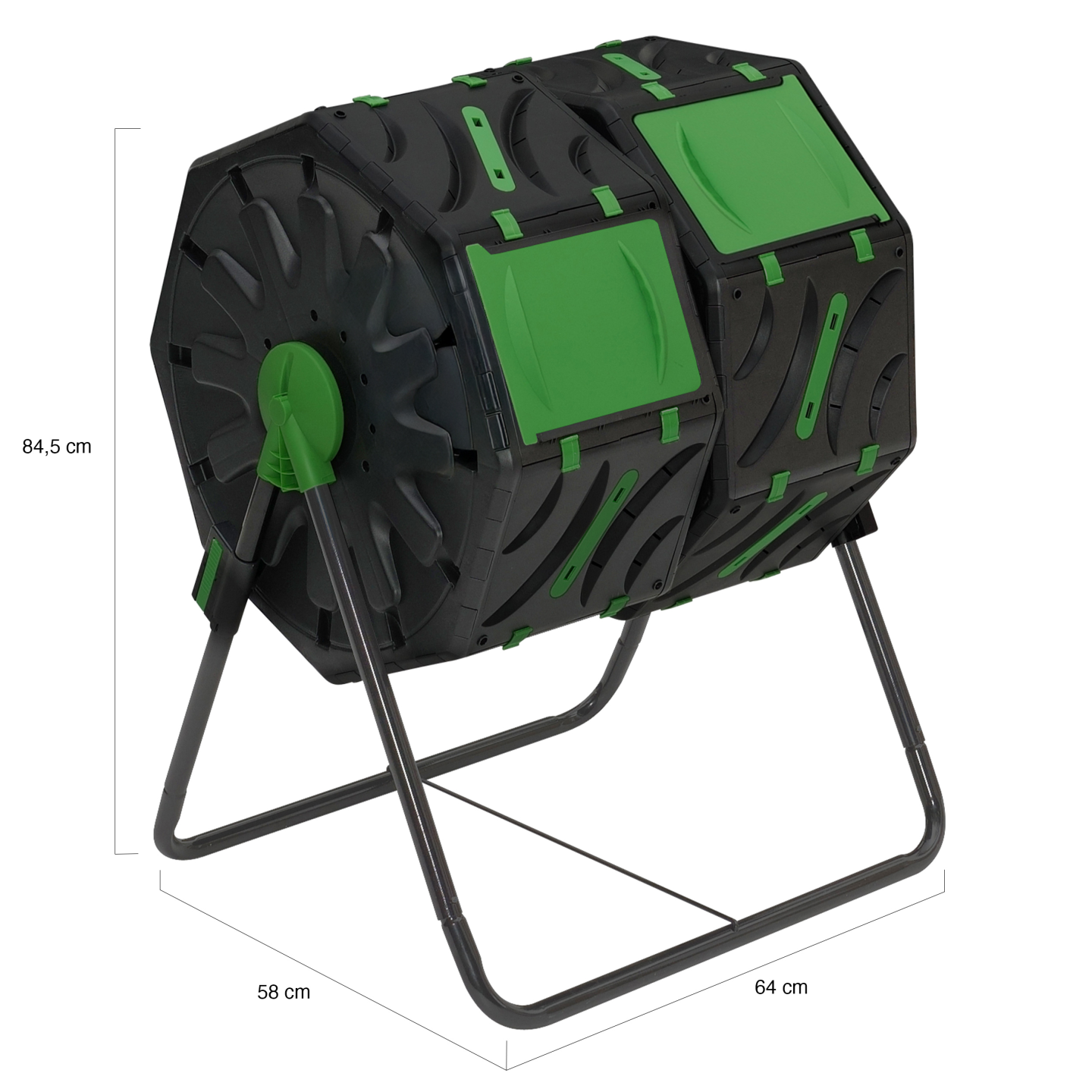 Bac de compostage rotatif double bac 140L - Image 5
