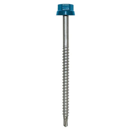 Zacrovis bois 6.5x100 ETANCO - Tête ral 5008 bleu ardoise - 100 pièces - 551226008 - Image 1