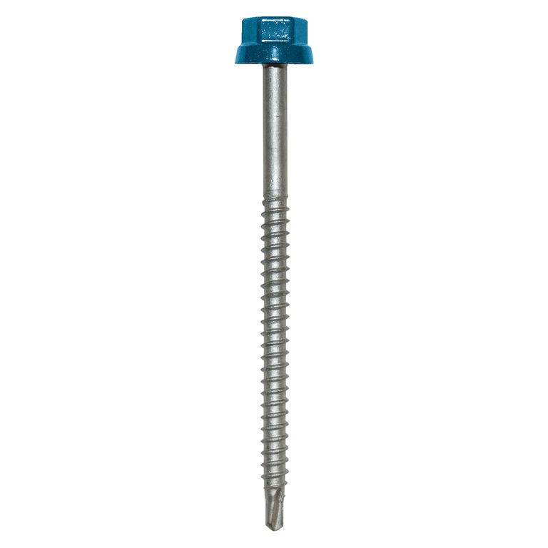 Zacrovis bois 6.5x100 ETANCO - Tête ral 5008 bleu ardoise - 100 pièces - 551226008 - Image 2