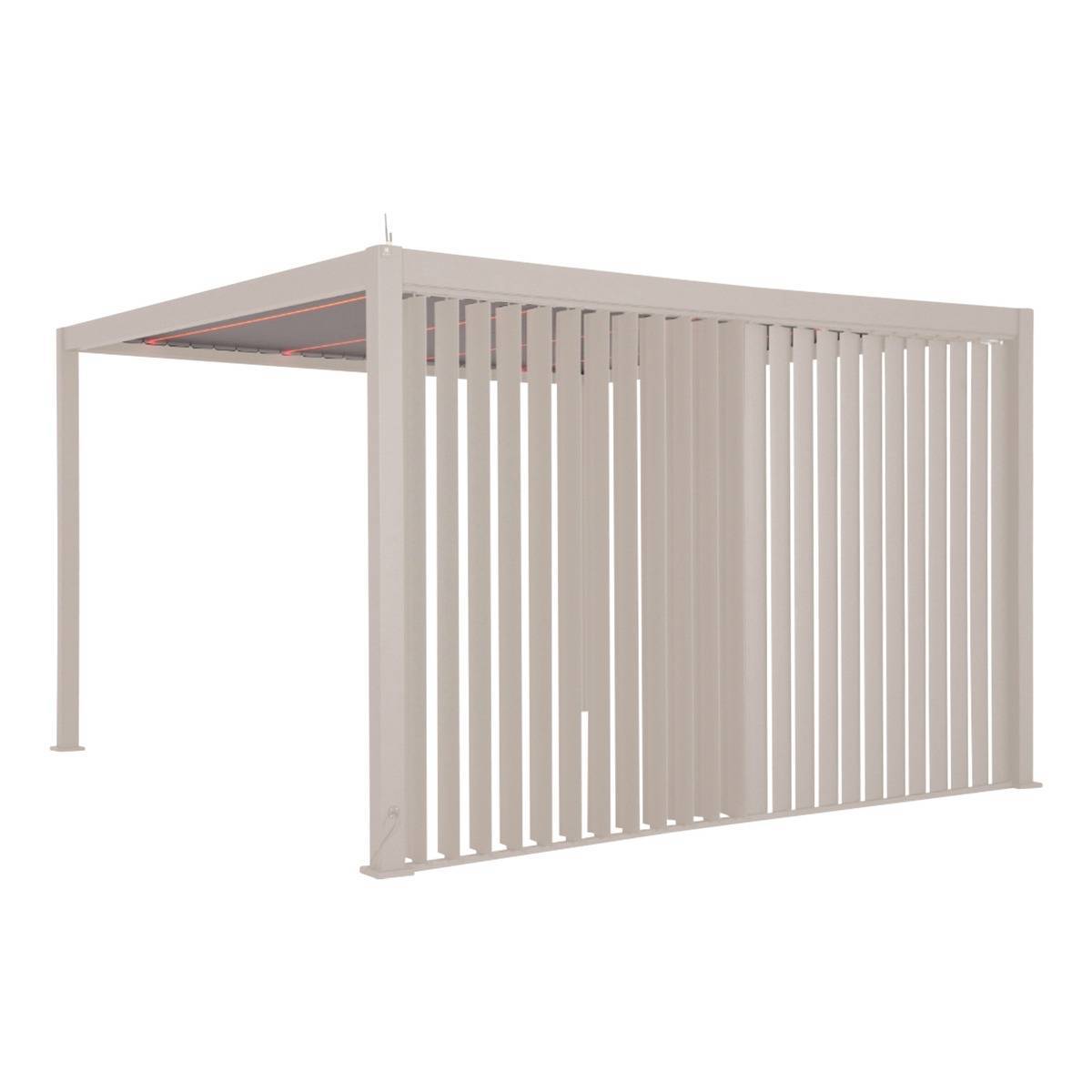 Hesperide - Persienne pour pergola Evora 4m argile Hespéride - Image 1