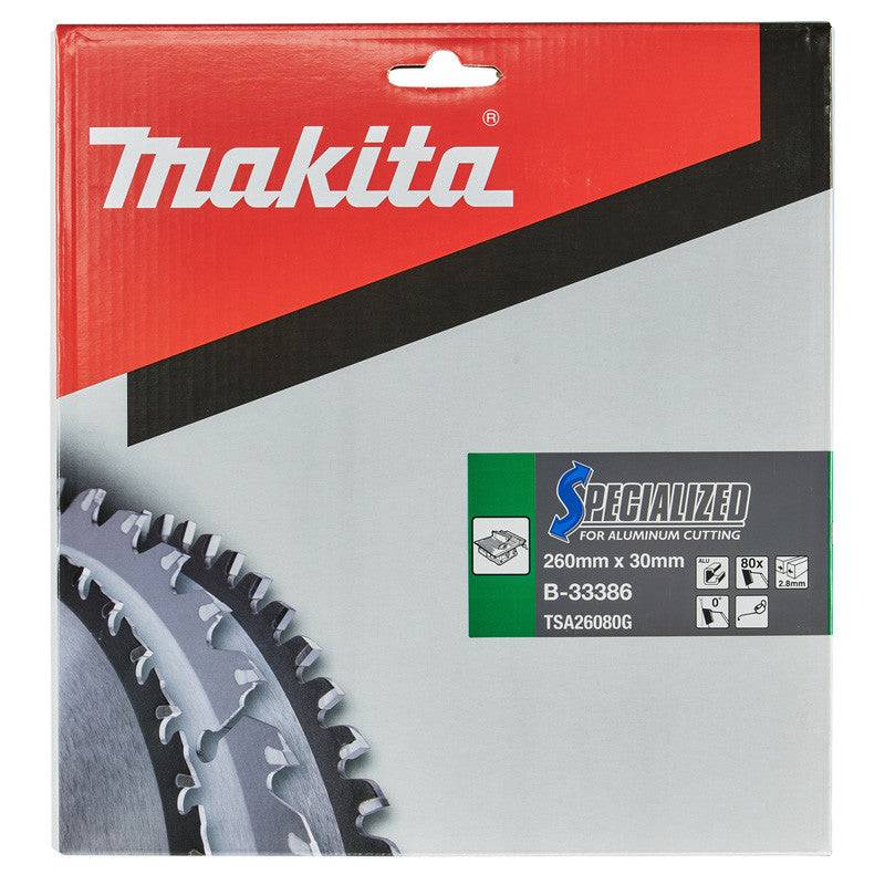 Makita - Lame carbure ''Specialized'' pour aluminium, pour scies sur table MAKITA B-33386, 260/30/80 Makita - Imagen 3