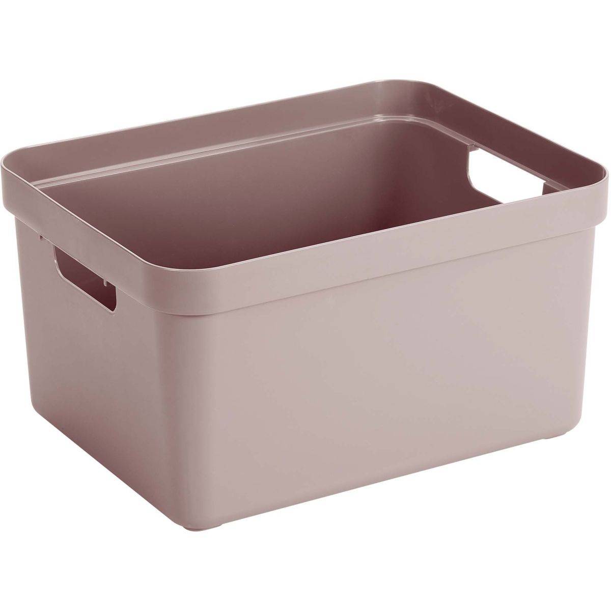 Sunware - Boite de rangement Sigma home Box 32 L Rose - Imagen 1