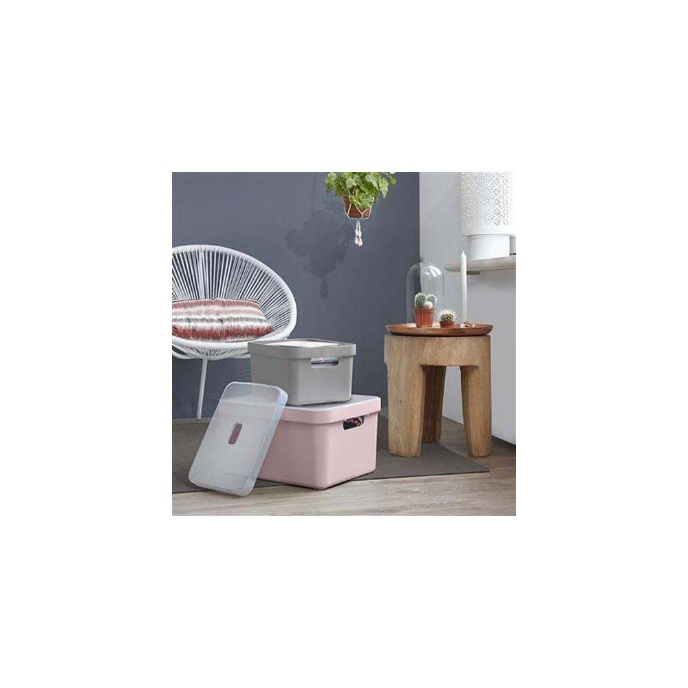Sunware - Boite de rangement Sigma home Box 32 L Rose - Imagen 2