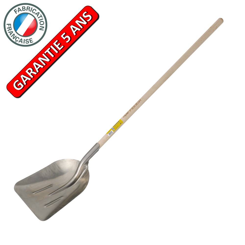 Outils Perrin - Pelle à neige rendement emmanchée 1,10 m, outil pour le déneigement et l'agriculture Outils Perrin