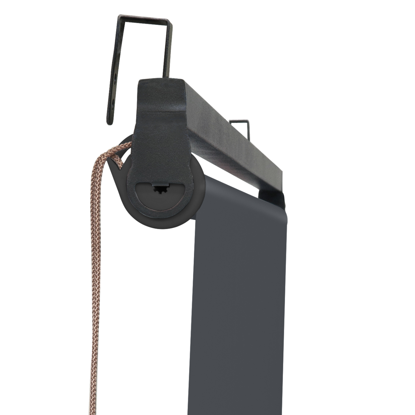 Lot de 3 stores enrouleurs L.124 x H. 225 CM pour pergola gris anthracite - Image 6