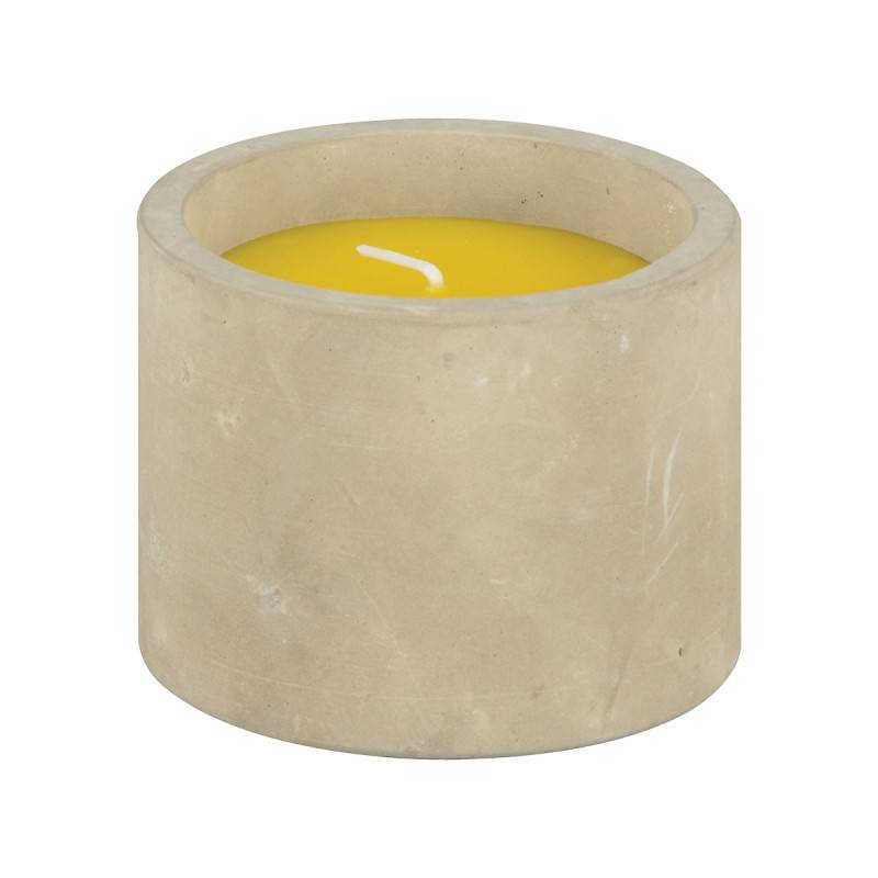Esschert Design - Bougie citronnelle pot en béton anti-guêpe - Esschert Design
