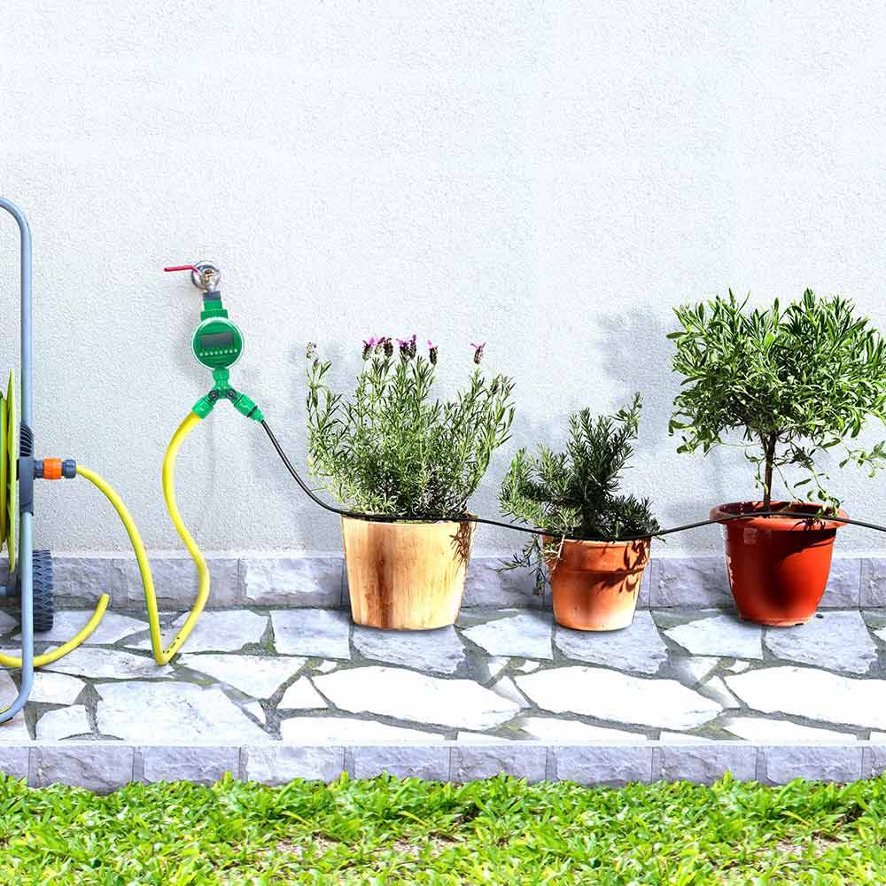 Terre Jardin - Kit d'arrosage goutte à goutte 25 m avec 20 valves réglables - TERRE JARDIN - Image 3