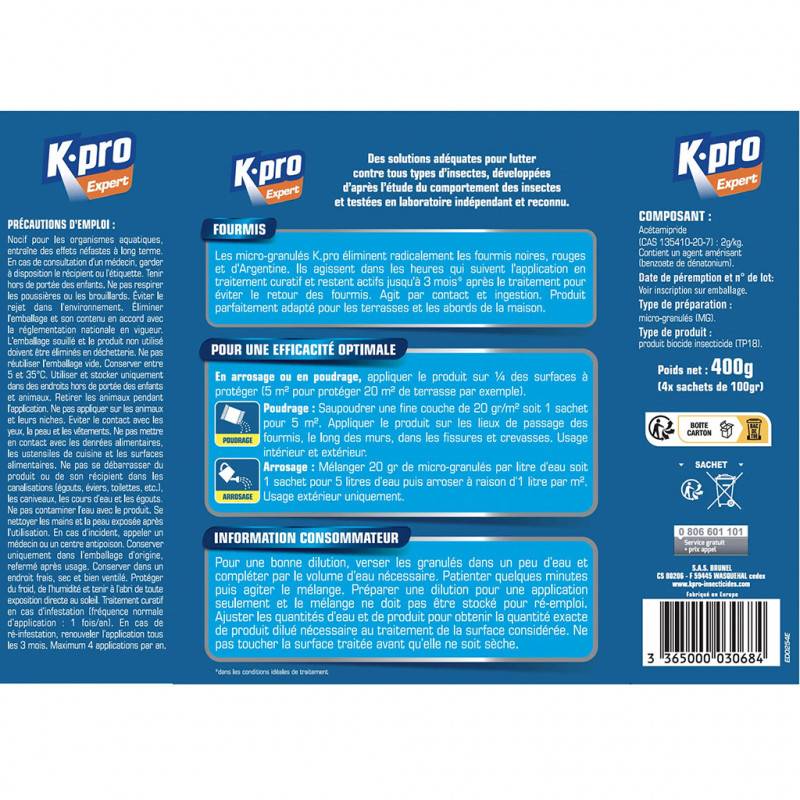 Kapo - Antifourmis granule KAPO expert, 400 gr KAPO - Image 5