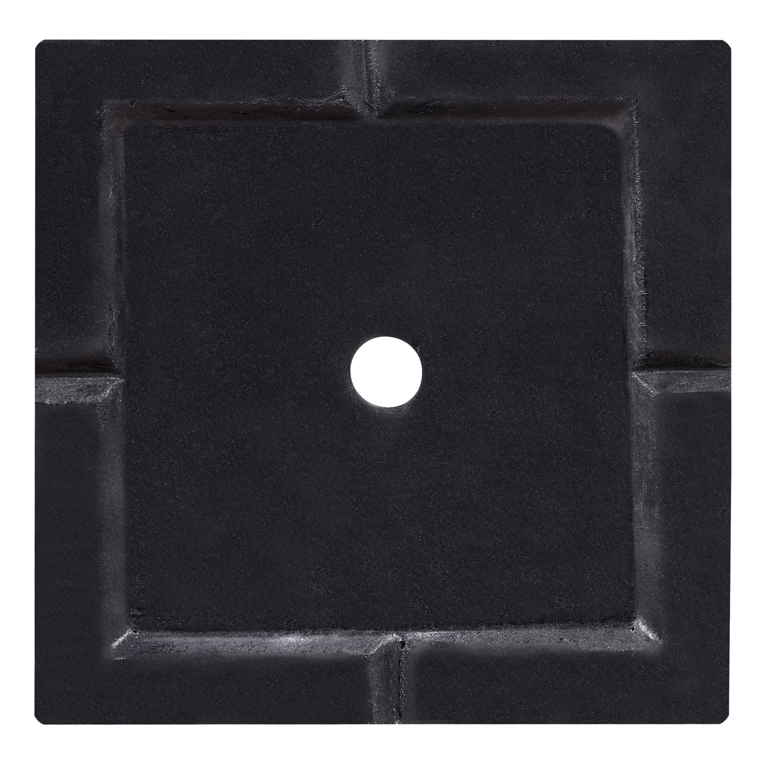 Beliani - Cache-pot d'extérieur Fibre d'argile Noir DION - 40x40x77- Beliani - Imagen 6