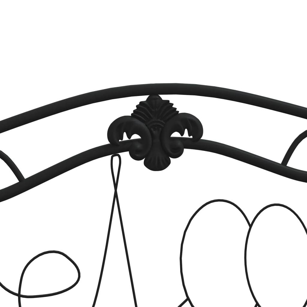 Maison Chic - Banc de jardin - Banc d'extérieur - Banquette 2 places 104 cm Noir Acier - Imagen 6