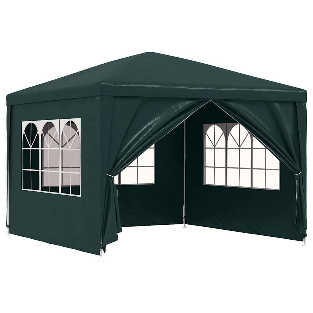Pergola polyester vert 3 x 3 x 2,55 m - Prolenta premium p353.9 - Image 1