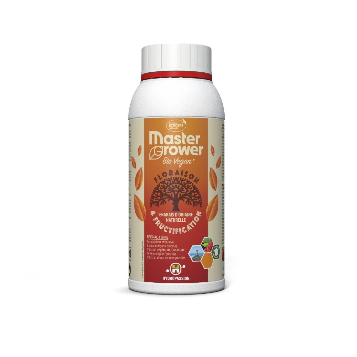 Engrais BIO VEGAN Bloom 500ml Master Grower - Hydropassion - Image 2