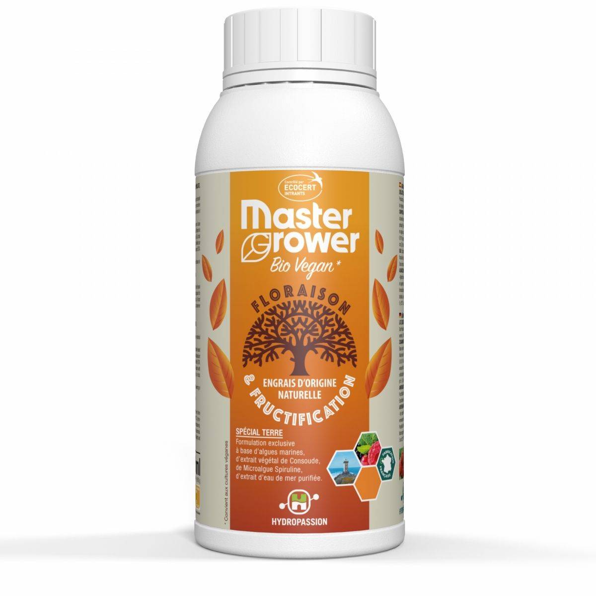 Engrais BIO VEGAN Bloom 500ml Master Grower - Hydropassion - Image 1