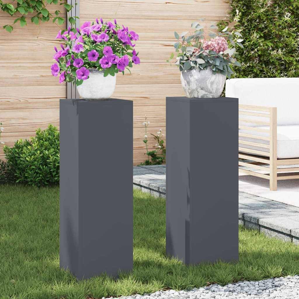Support plante Prolenta Anthracite 24 X 24 X 75 cm - P95062A - Image 1