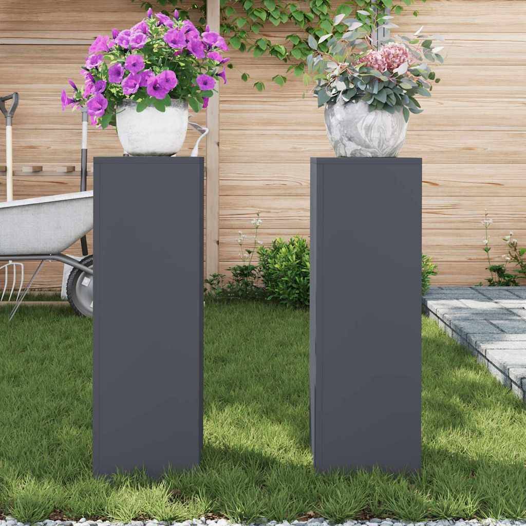 Support plante Prolenta Anthracite 24 X 24 X 75 cm - P95062A - Image 4