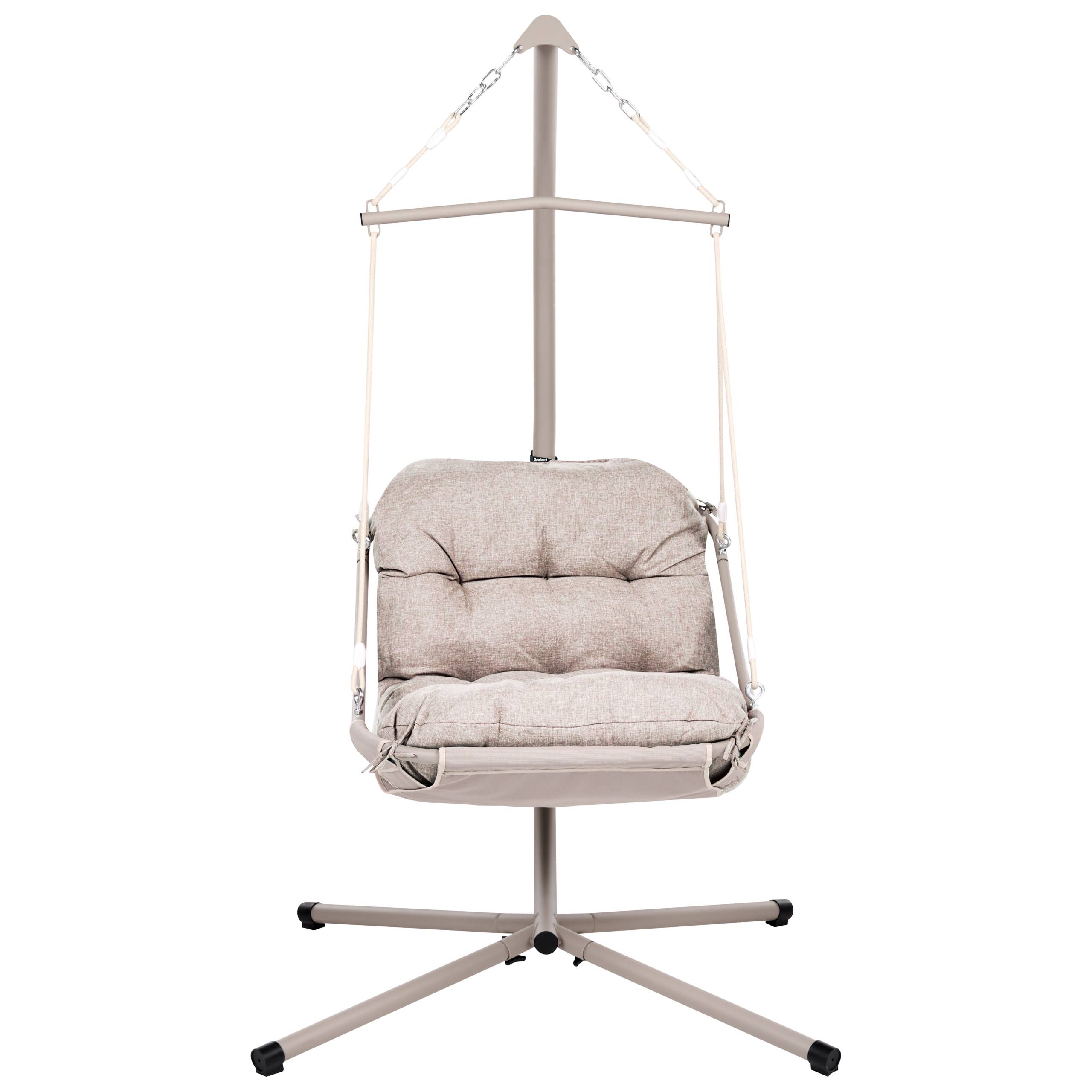 Beliani - Chaise porte-à-faux Oléfine Beige ALGHERO - 109x101x195- Beliani - Image 3