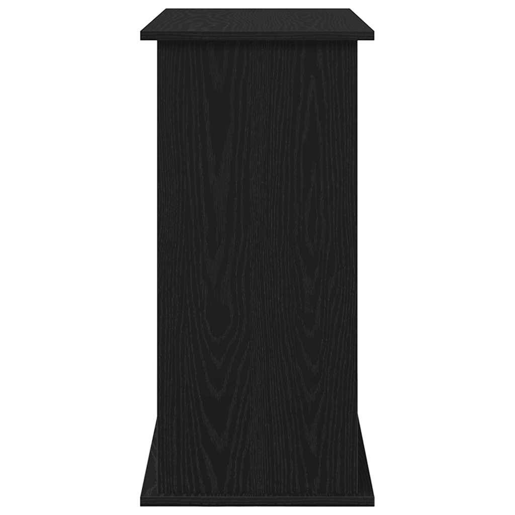 Armoire pour aquarium Chêne Noir à 4 Portes pour Rangement Intégral 81x36x73 cm - ComfortXL Outdoor Living - Image 7