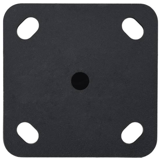 ComfortXL - Support de Mât Parasol Acier Base de Fixation au Sol pour Terrasse Balcon Mât Ø32-38mm Noir Mat – ComfortXL Outdoor Living - Image 4