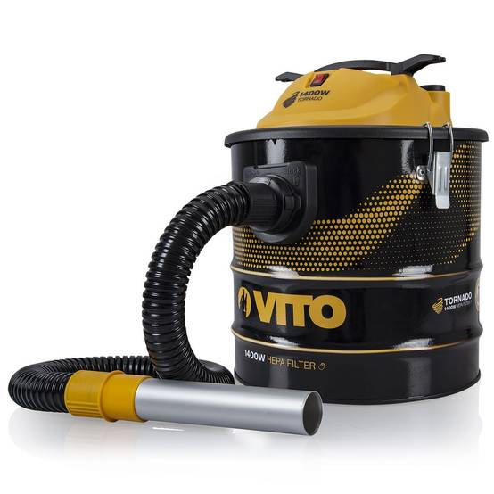 Aspirateur de cendres TORNADO 1400W 18L Filtre HEPA Fonction Souffleur VITO - Image 1