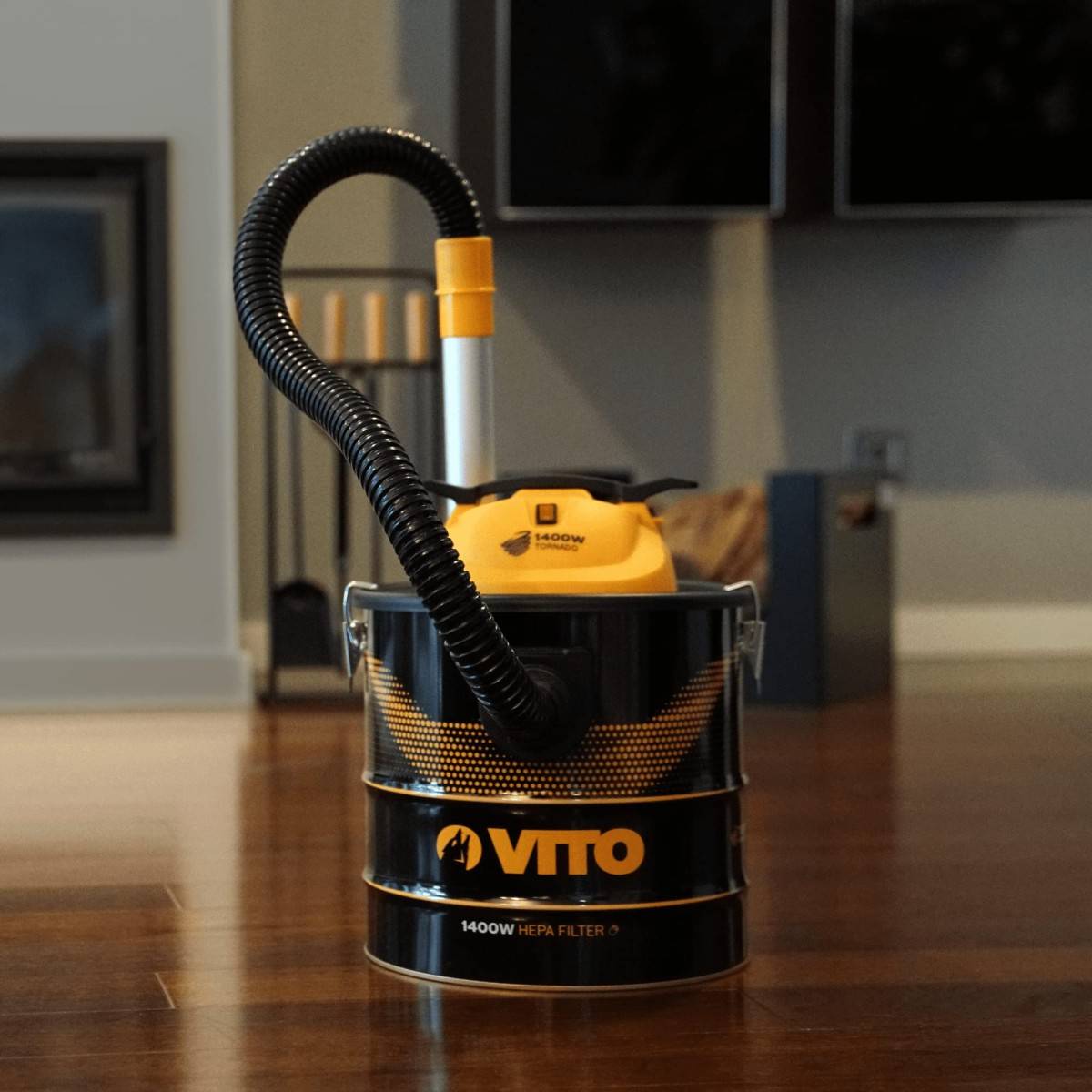 Aspirateur de cendres TORNADO 1400W 18L Filtre HEPA Fonction Souffleur VITO - Image 2