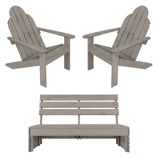 Banc 3 Places Dossier Haut Banc De Jardin 3 Places ECD Germany - Bois Pin/Épicéa 120x76.5x80cm, Gris Délavé Banc Déco Gris Délavé Classique Banc 3 Places Dossier Haut Banc De Jardin 3 Places ECD Germany - Bois Pin/Épicéa 120x76.5x80cm, Gris Délavé Banc Déco Gris Délavé Classique