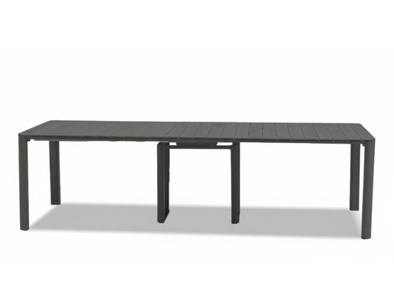Table de jardin rectangulaire extensible Roko 2 à 14 personnes anthracite - Jardiline - Image 1