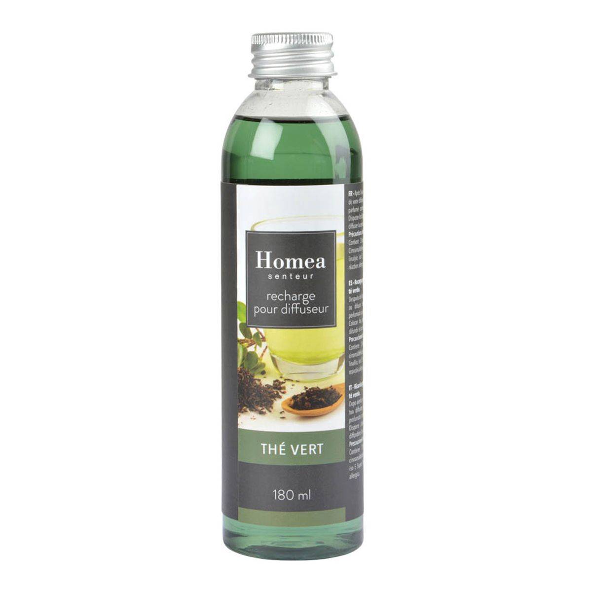 Paris Prix - Recharge Diffuseur de Parfum "Essentiel II" 180ml Thé Vert - Image 1