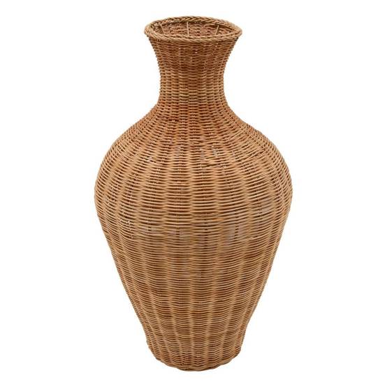 Vase Déco en Rotin "Melia" 70cm Naturel - Image 1