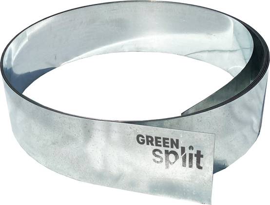 Ruban de Bordure de Jardin métal alu/zinc, Longueur:15 m, Largeur:15 cm, Green-split - Image 1