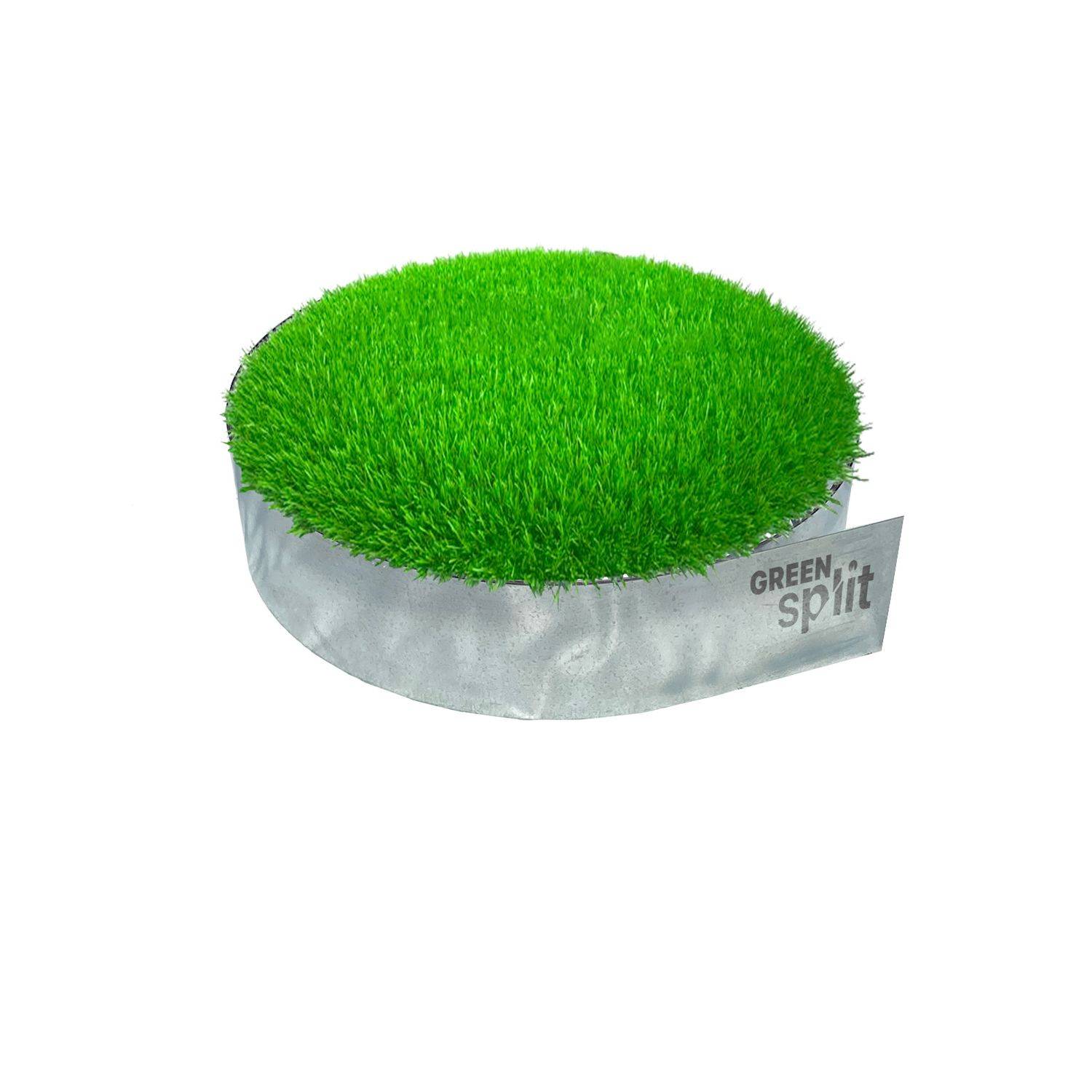 Ruban de Bordure de Jardin métal alu/zinc, Longueur:15 m, Largeur:15 cm, Green-split - Image 2