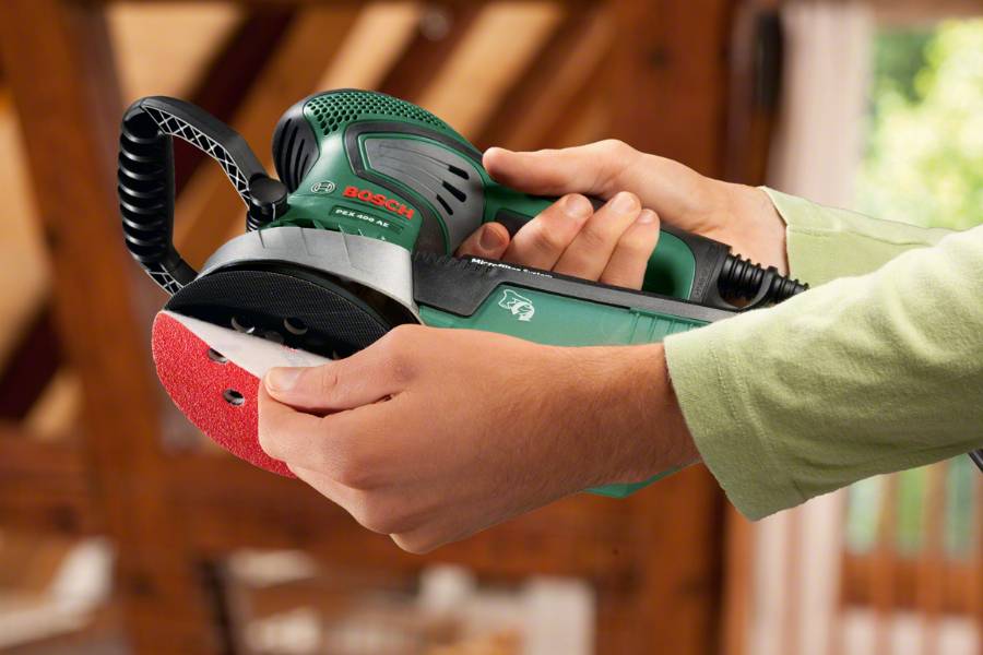 Bosch - Ponceuse excentrique PEX 400 AE - 350W - BOSCH - avec accessoires - coffret - 06033A4000 - Image 3