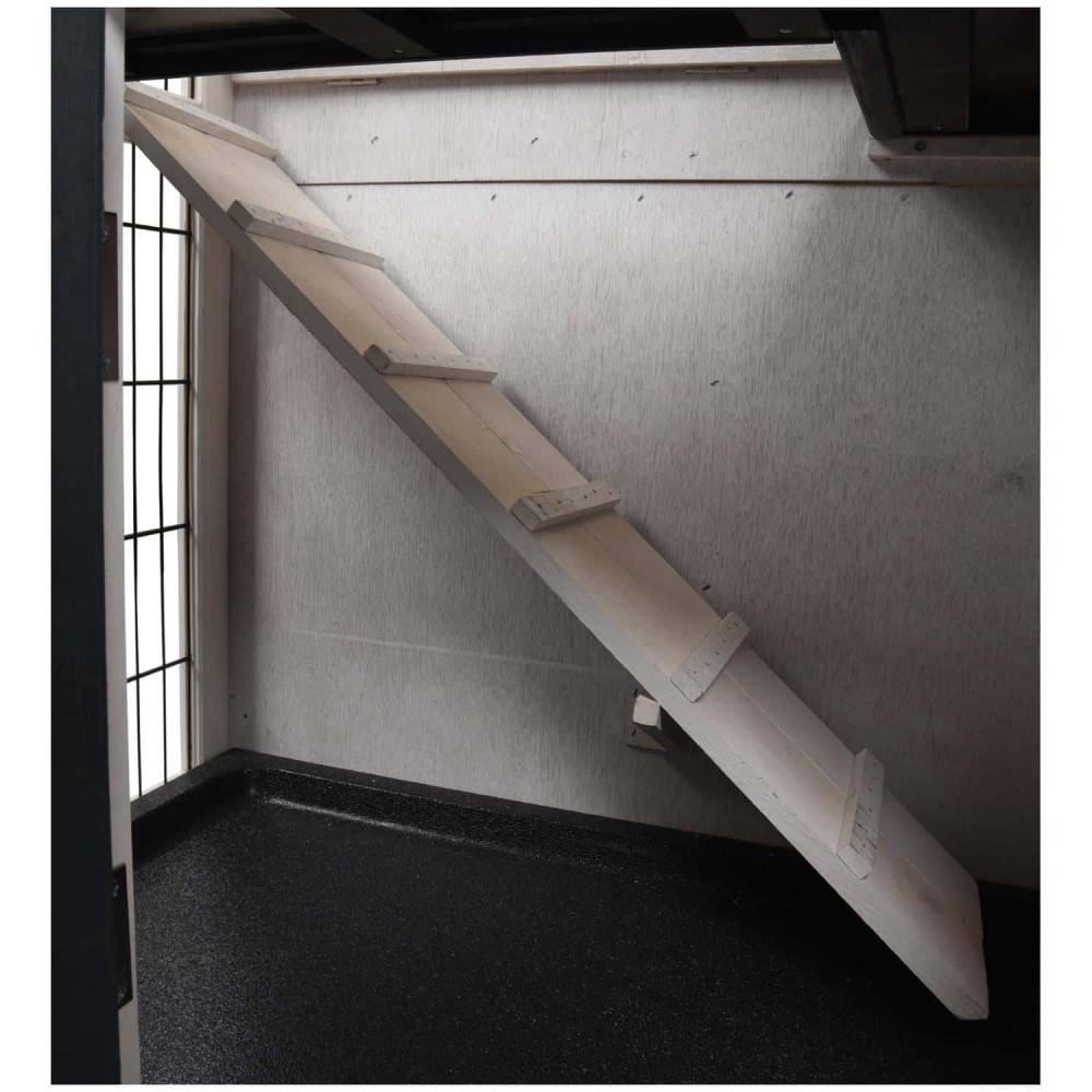 animallparadise - Lapinière bois Combi 1 rustic, 100 x 50 x 102 cm attention cotation toiture - Imagen 7