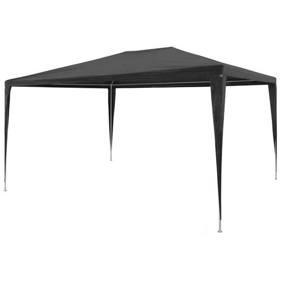 Tente de réception - Tonnelle de jardin - Barnum 3x4 m PE Anthracite - MEUBLE PRO - Image 2