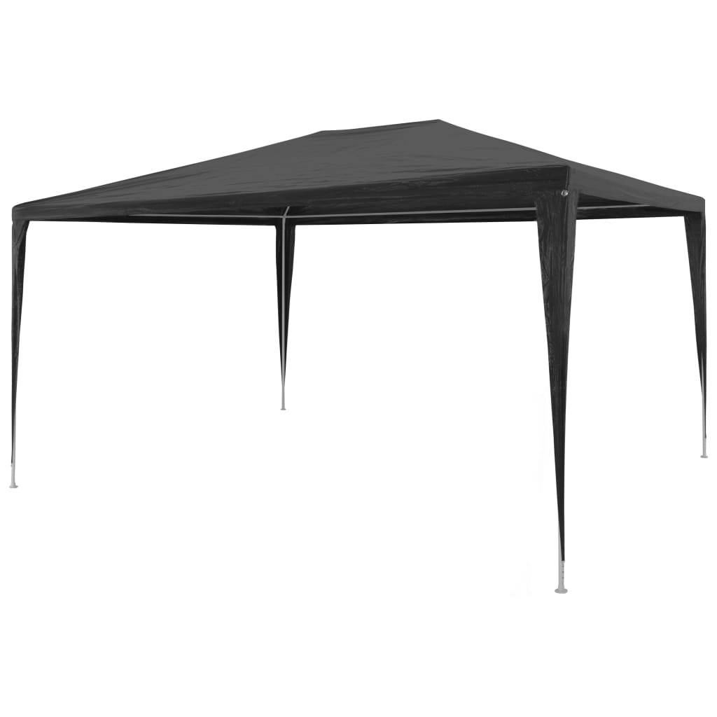 Tente de réception - Tonnelle de jardin - Barnum 3x4 m PE Anthracite - MEUBLE PRO - Image 2