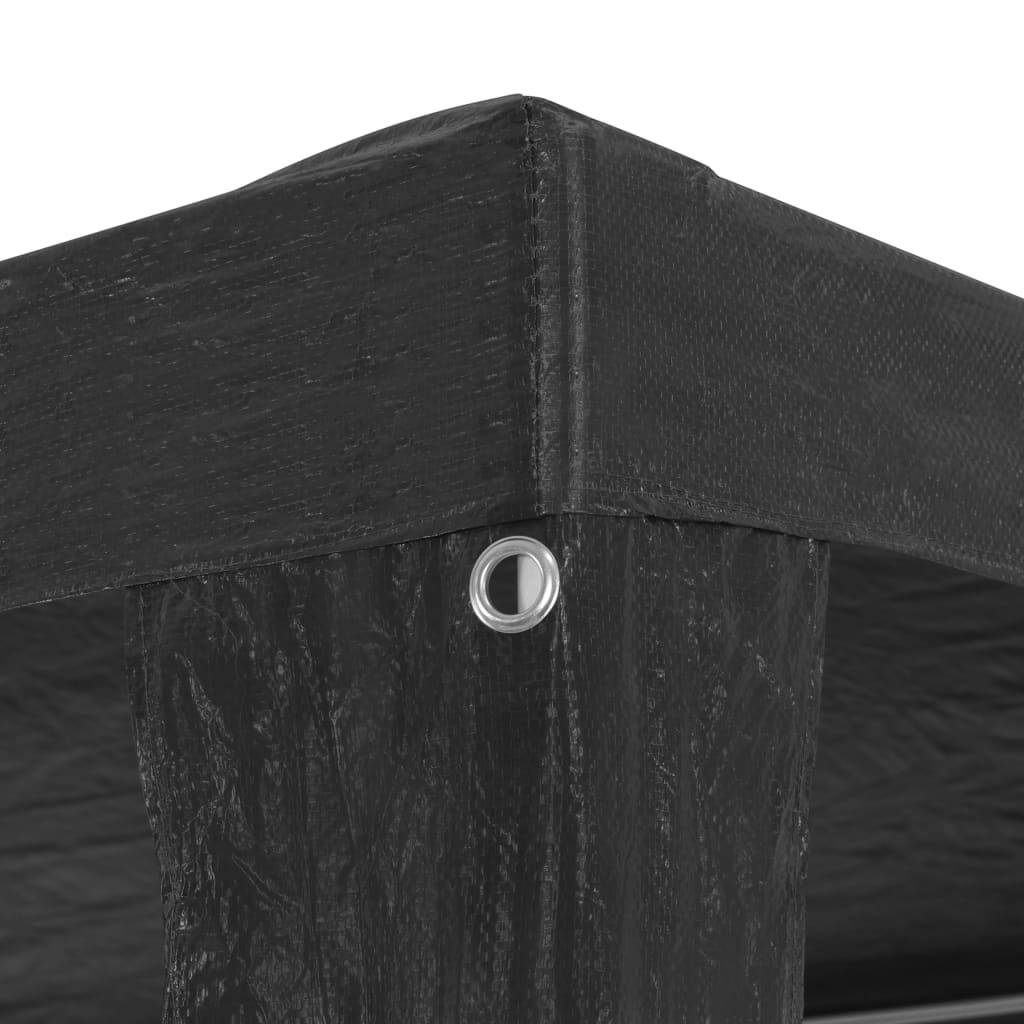Tente de réception - Tonnelle de jardin - Barnum 3x4 m PE Anthracite - MEUBLE PRO - Image 4